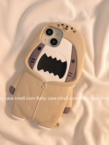 Apple, трехмерная толстовка, совместимая акула, iPhone 14, чехол для телефона, креативный силиконовый iPhone14 Pro, защитный чехол, 14promax, iphone, 13 шт, новая коллекция, 13promax