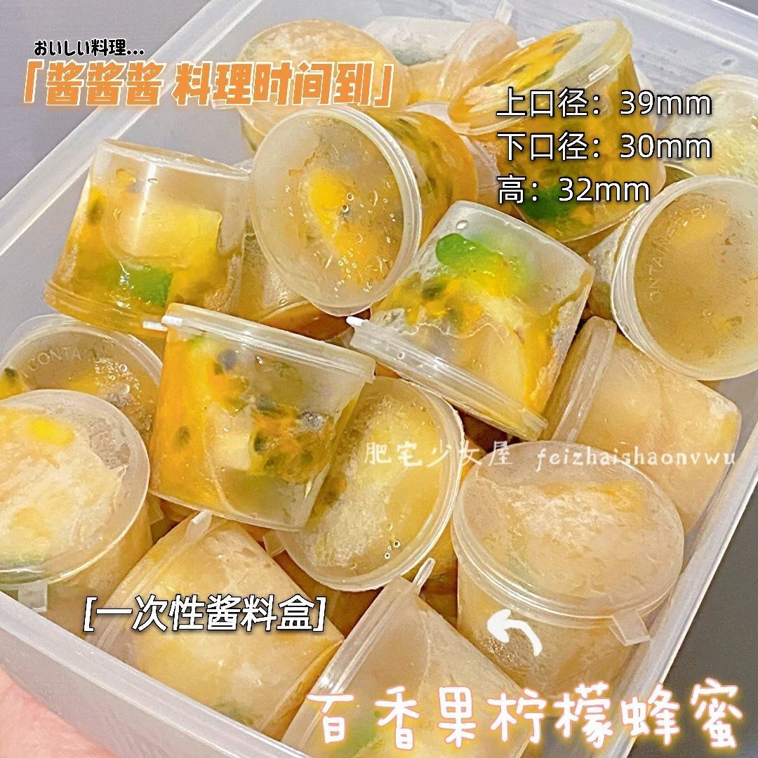 Frozen Thyme Lemon Split Box Frozen Box Storage Case Mold Small Box Frozen Disposable Spiced Cartridges Lid