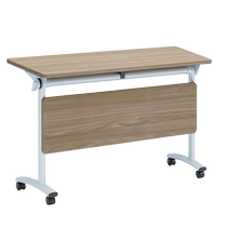 Folding training table educational institution desks and chairs long table double desk removable splicing combination conference table