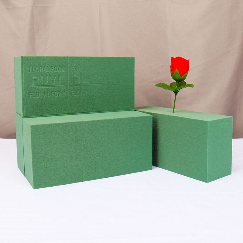 Wet special care flower mud hand holding flowers flower nutrition soil box wedding car block making fixer rectangular foam brick