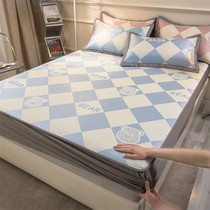 Water Star Cool Mat Summer Ice Silk Mat Washable Bed Ogasawara Three Sets Foldable Summer Student Dorm Room Single Soft Mat