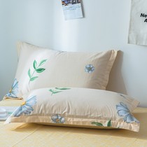 Water Star Pure Cotton Printed Pillowcase Pair SINGLE STUDENT DORM ROOM PILLOW COVER DOUBLE FULL COTTON PILLOW INNER COVER 48 * 74c