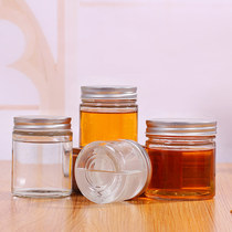 Straight glass bottle high temperature resistant 200ml sealed turtle paste bottle candle holder jam canned honey birds nest bottle