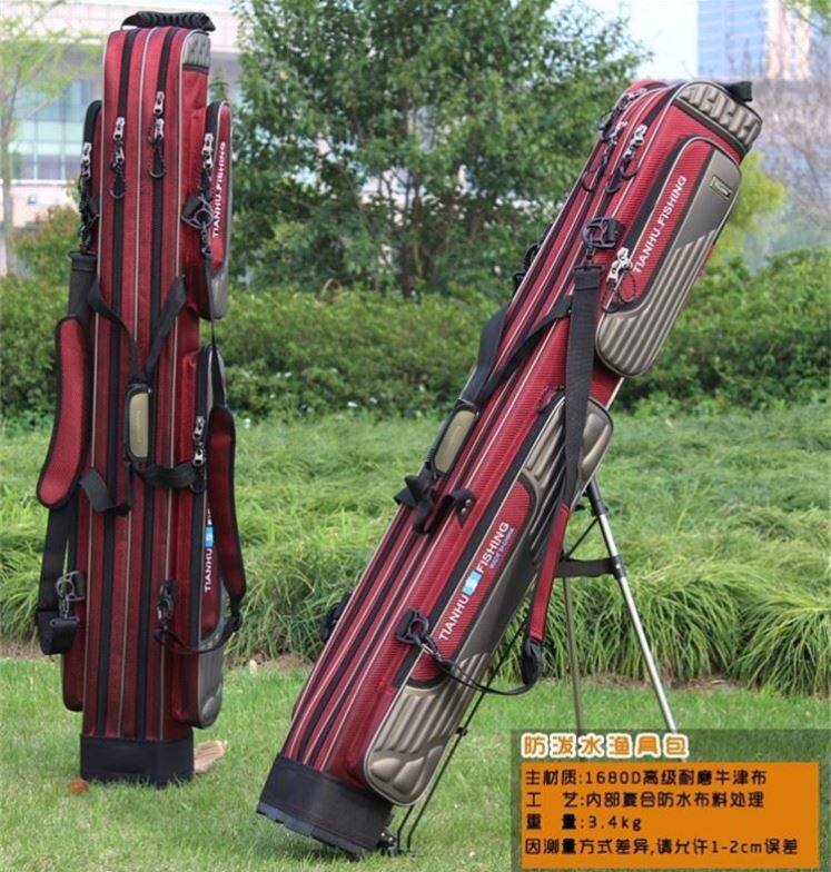 Fishing gear 1 25 m 1 3 1 4 1 1 5 1 6 m Fish kits fishing bag Two layers of three layers of fish rod bag