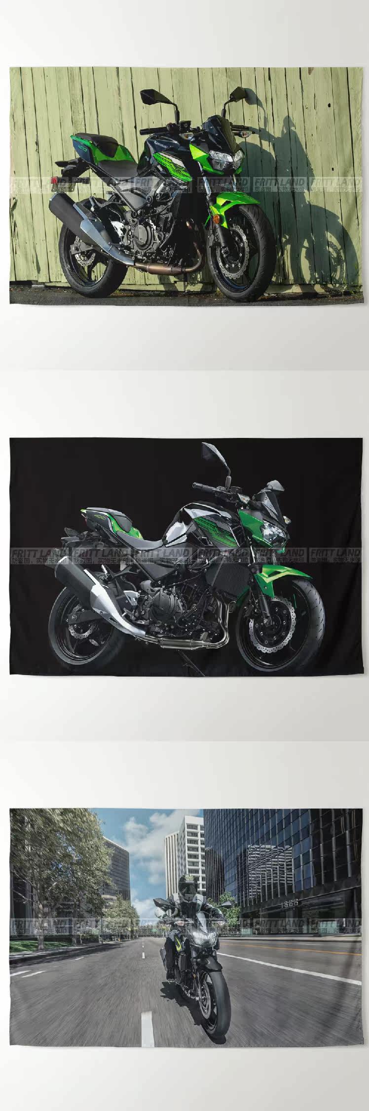 Гобелен 川崎z系列z 400 650 900街车摩托机车车迷周边装饰背景布挂布海报
