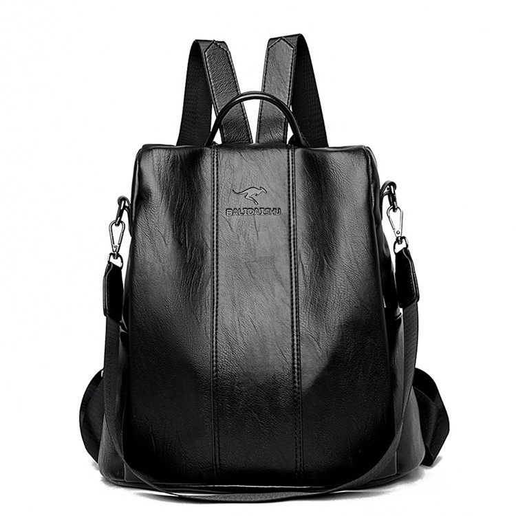 рюкзак anti-theft leather backpack women vintage shoulder bag ladie Other
