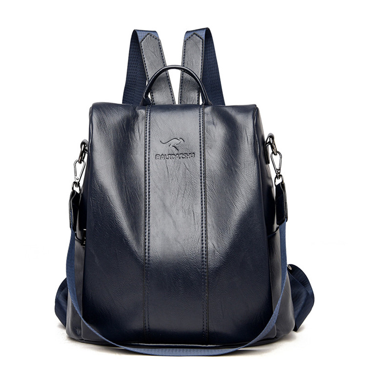 рюкзак anti-theft leather backpack women vintage shoulder bag ladie Other