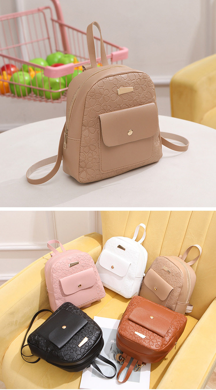 рюкзак None Other Mini Backpack Women PU Leather Shoulder Bag For Teenage Girl