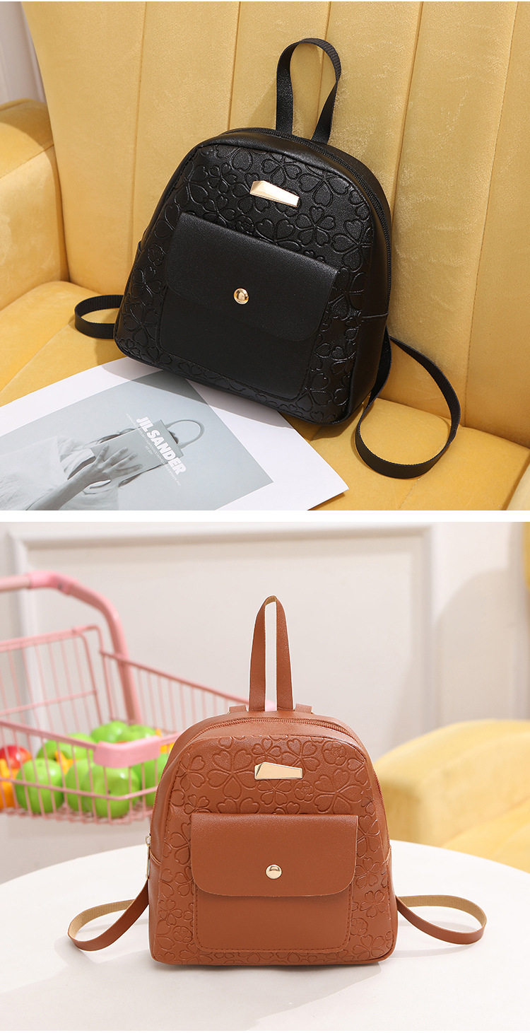 рюкзак None Other Mini Backpack Women PU Leather Shoulder Bag For Teenage Girl