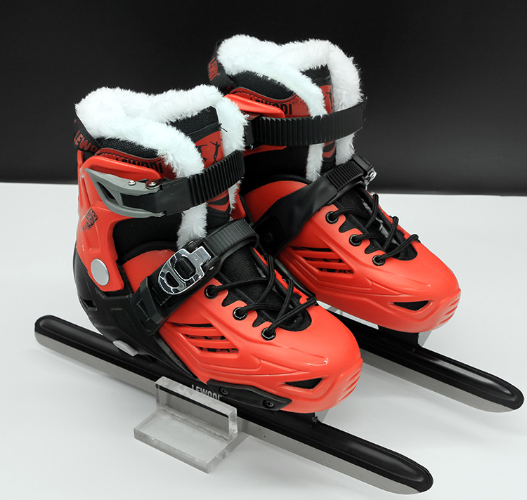 2020 German new ice-knife shoes men and women adult children ice class beginology adjustable warm speed skating real skates