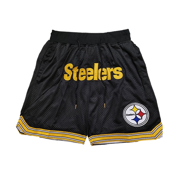 Sports Shorts, Nfl Shorts, Pittsburgh Steelers American Embroidered Sports Quick-Drying Shorts Sports Shorts, Nfl Shorts, Pittsburgh Steelers American Embroidered Sports Quick-Drying Shorts
