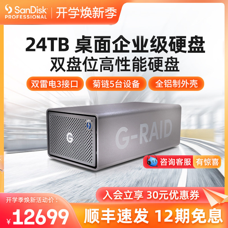 SanDisk Master Extreme Guest Enterprise-Grade Mobile Desktop Hard Disc 24TB Thunder 3 memory high speed large capacity