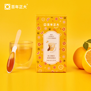【百年正大集团】香橙味创新勺子蜂蜜液60g