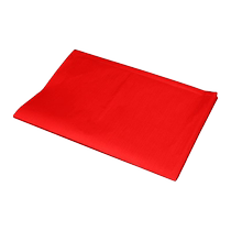 A large piece of red paper with the words Happy and Happy written on it using wedding supplies and hand-cut paper to write the word Fu for the wedding. Double facing paper to press the manhole cover.