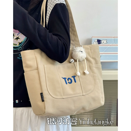 Японская брендовая вместительная и большая сумка через плечо, сумка на одно плечо для отдыха, подходит для студента