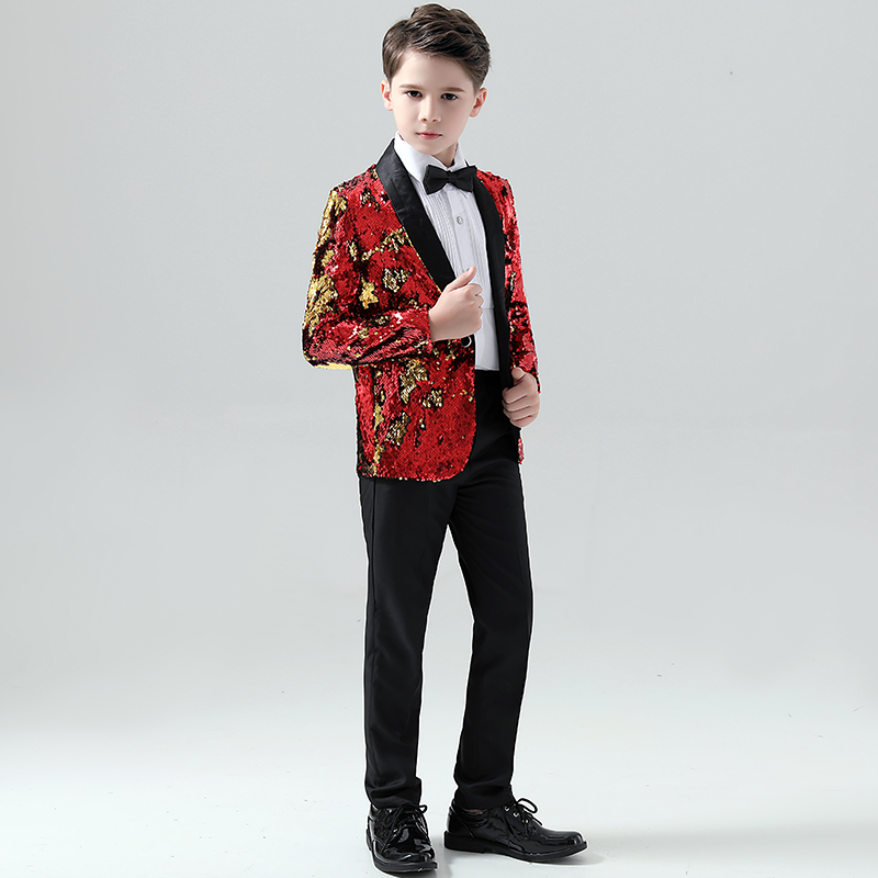 Boys' suits, children's dresses, models, catwalk show hosts, big children's piano performance clothes, small suit jackets