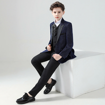 Childrens host clothing boy suit suit flower girl wedding three-piece little boy piano performance suit suit