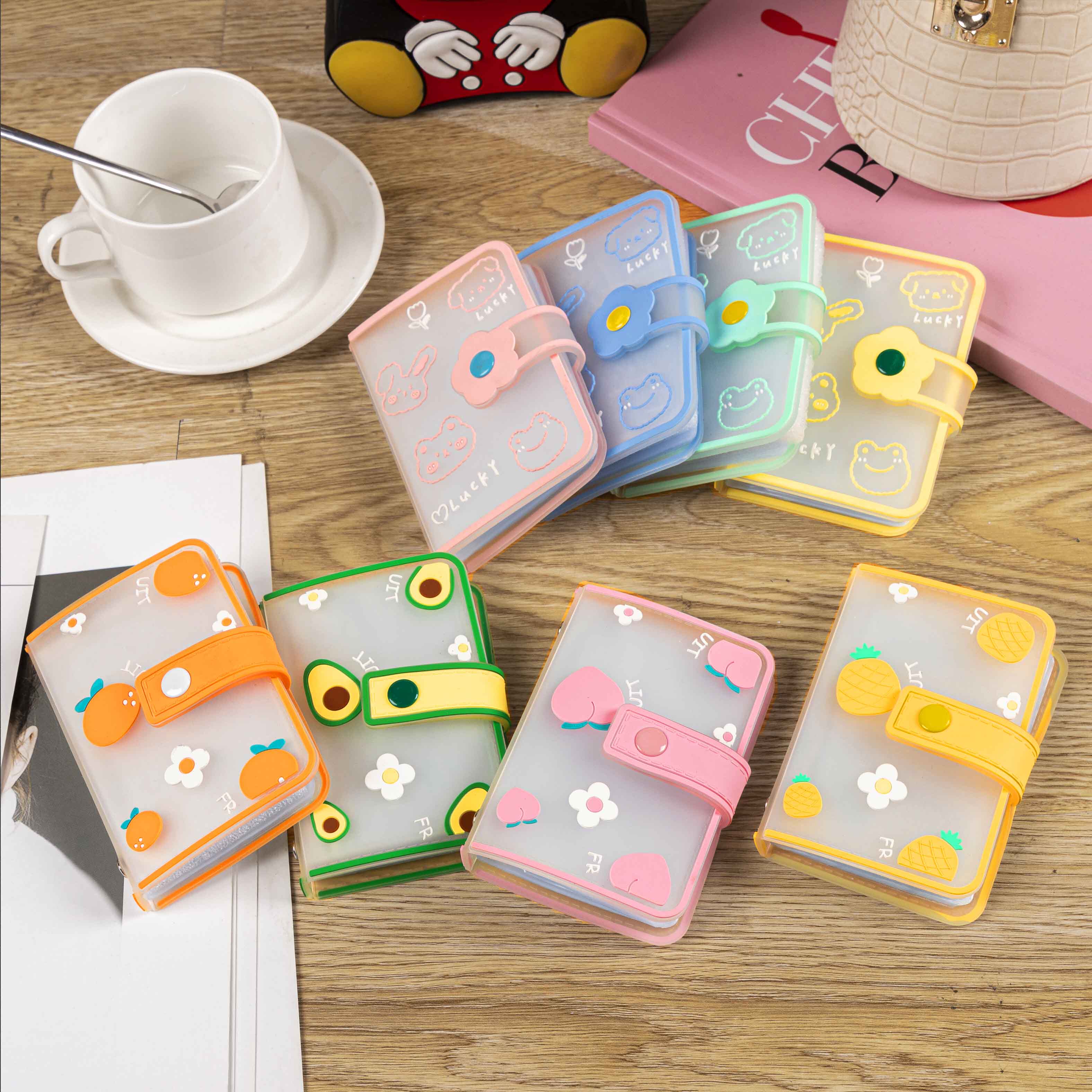 New 2021 Card Pack Women's Small Ultra - thin Large Capacity Double - Card Card Pack Woman - style Anti - Anti - magnetic Card Clip