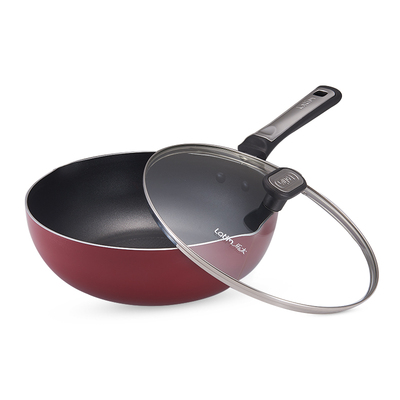 【送锅盖铲子】乐太麦饭石不粘锅炒锅28cm