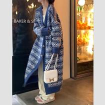 2022 Autumn and Winter New Style Chic and Fashionable Ethnic Style Long Sweater Lazy Loose Knitted Cardigan Jacket for Women