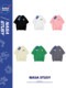 NASA Stusy American High Street 2025 New Summer Men 's Tops 커플 트렌디 한 남자의 짧은팔 티셔츠
