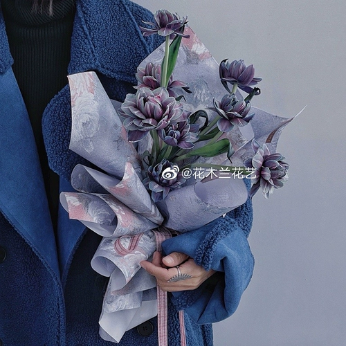 Сумка на день матери, упаковка, бумага для рисования, букет