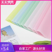 花汀 Упаковка, корейская водонепроницаемая салфетка для лица с розой в составе, полупрозрачная растушевка