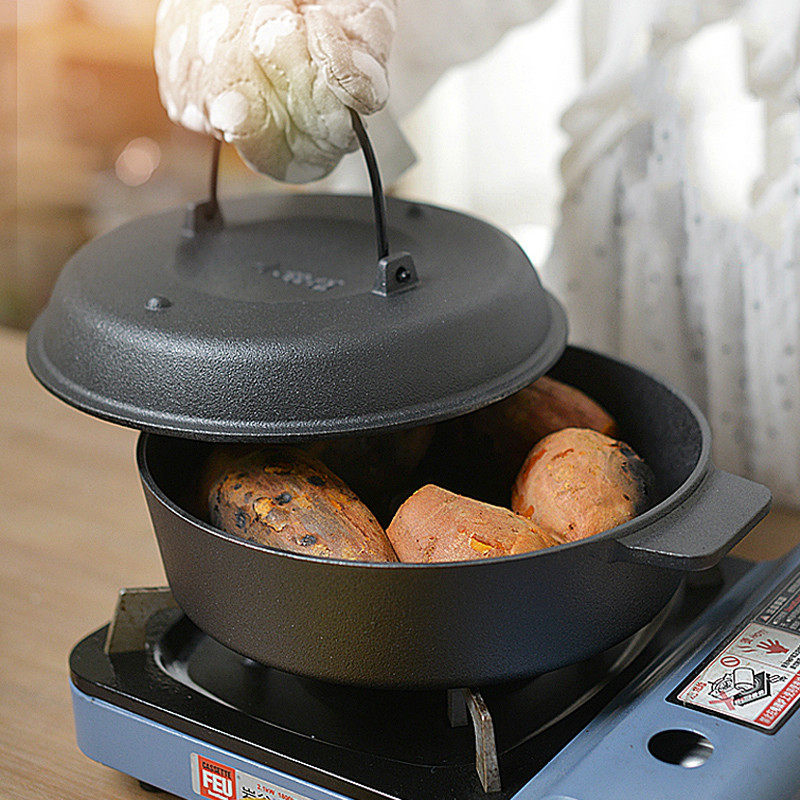 Home roasted sweet potato artifact roasted sweet potato roasted sweet potato oven roasted sweet potato stove cast iron baking pot roast corn pot