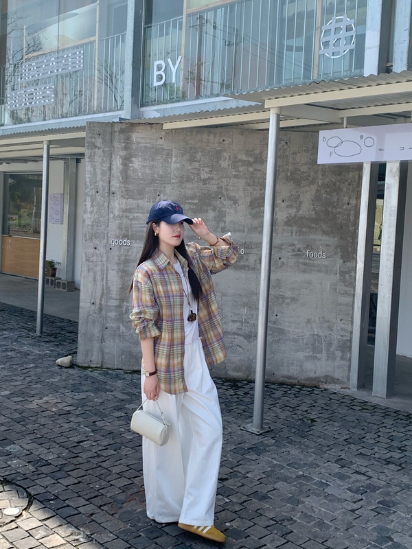 Spring Colors Plaid Shirt