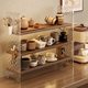 Japanese quality acrylic cup shelf storage rack multi-layer water cup tea set storage rack tea cup medieval display