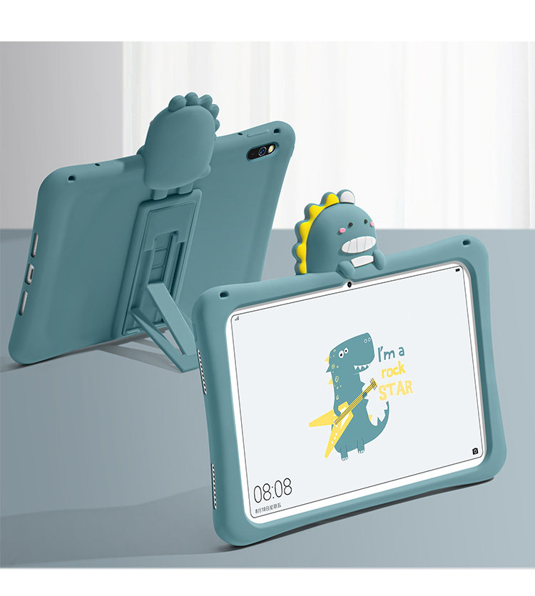 Suitable for Huawei tablet matepad protective sleeve silicone shell 10 4 inches pro10 8 net red V6 bracket BAH3-W09 AL00 youth 5 anti-fall 2 glory