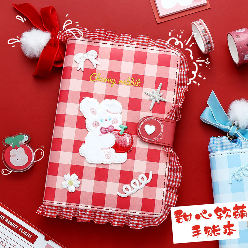 Cute girl heart loose-leaf hand book gift box set simple ins wind hand book creative net red notebook