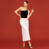 Черный эластичный мяч с бусинами, майка топ, эффект подтяжки, в обтяжку, по фигуре