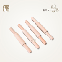 Heart words Food-owned teaching aids Children rolling staff Rolling Stick Log Without Paint with roller Monzi daily life teaching aids baking