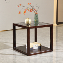 Black walnut marble corner few living room sofa side square coffee table solid wood living room tea new product recommendation