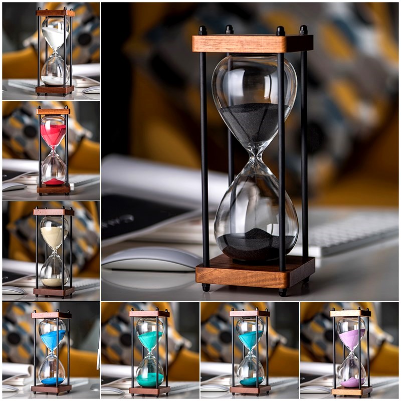 Desk ornaments men's time hourglass timer 30 minutes children's birthday gifts 520 Tanabata luxury