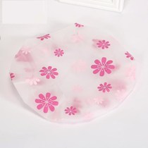 Shower cap waterproof shower cap female bath adult thick waterproof cap cute hair mask special care bath home kitchen