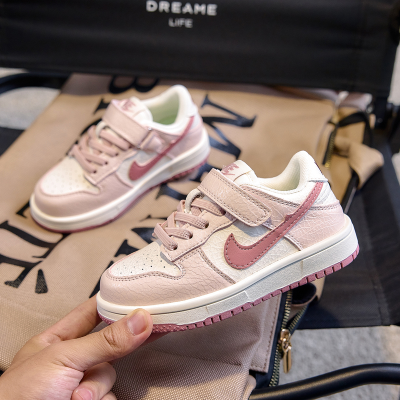 Outlet Discount Children's Sports Shoes Low-Top Girls' Pink Shoes Soft Sole 25 Spring and Autumn New Boys' Sneakers Breathable
