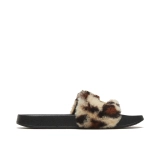 Puma Puma Официальные женские леопардовые искусственные меховые тапочки Leadcat ftr Leo 374468