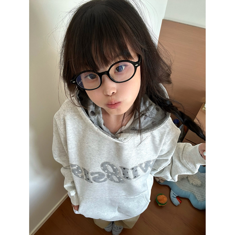 American Retro Heavy Letter Embroidery Hoodie for Women, Spring and Autumn Design, Niche Couple Polka Dot Hoodie Jacket