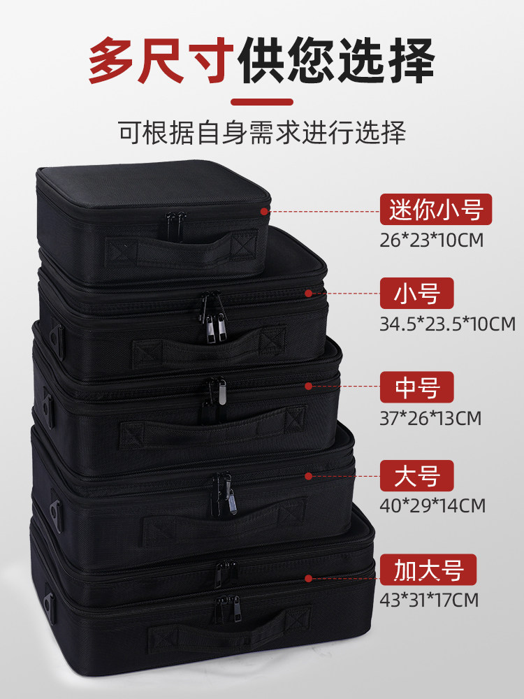 Edgar Tool Bag Portable Multi-Functional Oxford Cloth Canvas Large Thickened Wear-Resistant Portable Repair Tool Bag