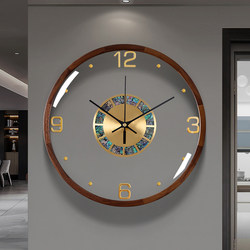 New Chinese Style Accessible Luxury Minimalist Wall Clock Living Room For Home Clock Wall Hanging Fancy Classy Elegant 2025 New arrival Clock