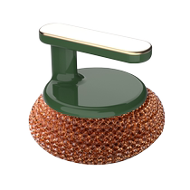 Cleaning ball does not shed silk kitchen household cleaning does not damage pots and pots pot brush artifact with handle cleaning ball Huanghe 1117