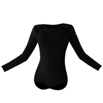 Dancer Latin dance suit for women adult new one-piece top long-sleeved dance suit professional dance training exercise suit