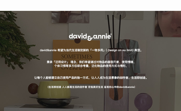 Ароматерапия подарок davidannie无火香薰香氛礼盒精油室内家用持久小众高级女生日礼物 David&annie
