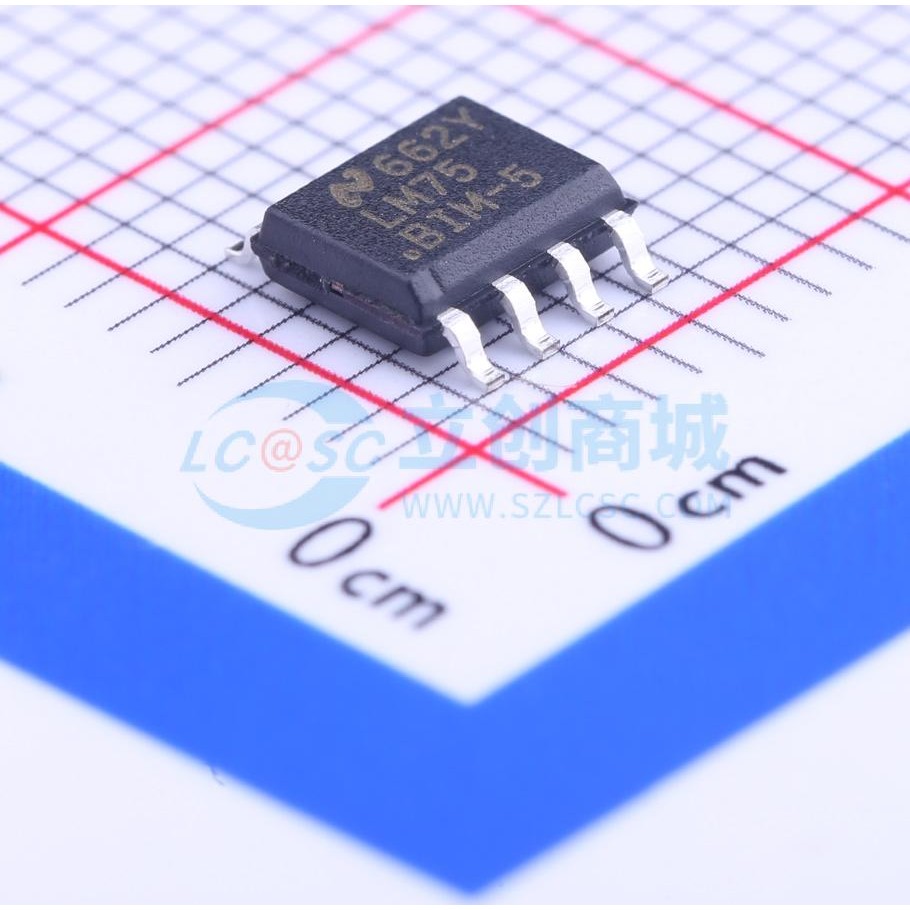 温度传感器 LM75BIM-5/NOPB SOIC-8 原装正品 电子元器件配单