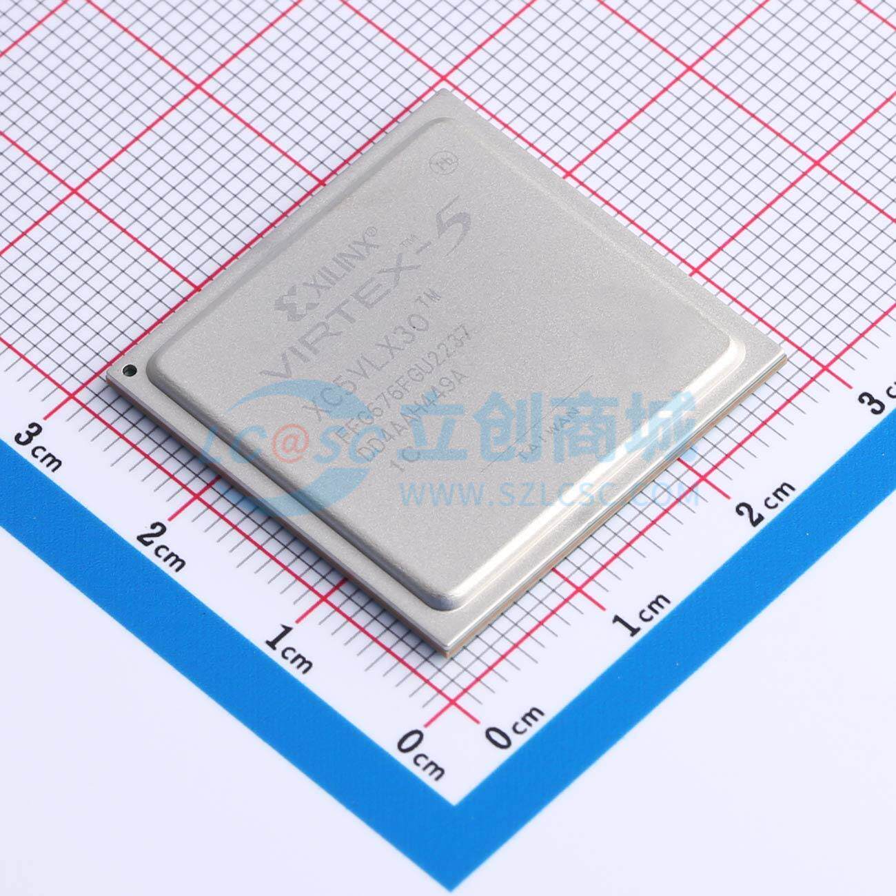可编程逻辑器件(CPLD/FPGA) XC5VLX30-1FFG676C FCBGA-676 原装