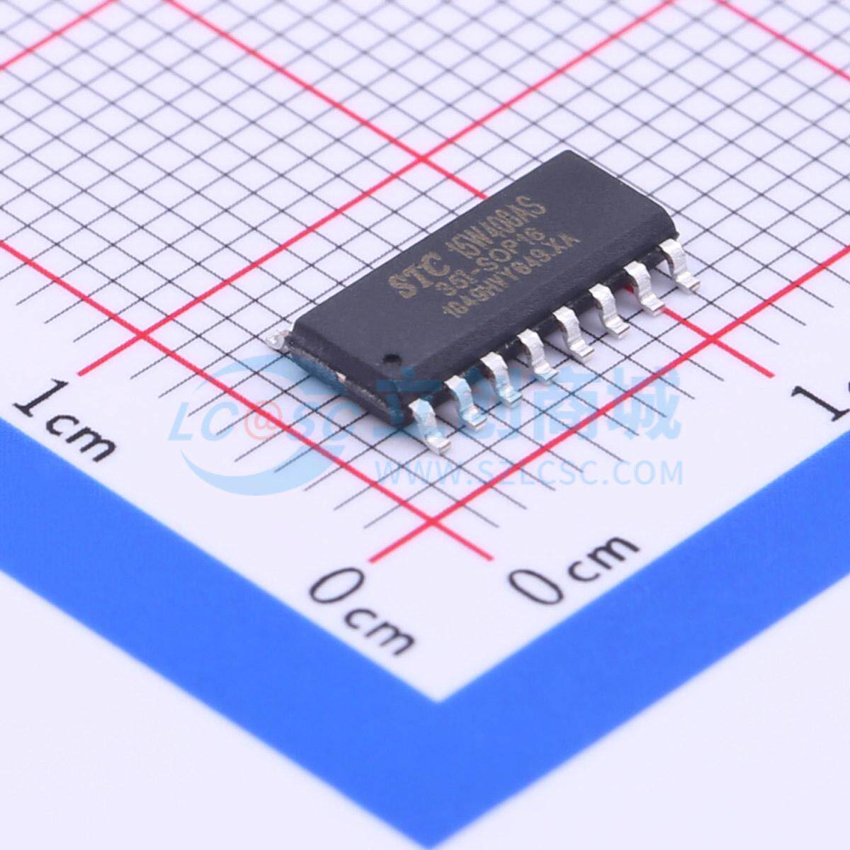 单片机(MCU/MPU/SOC) STC15W408AS-35I-SOP16 SOP-16 电子元器件