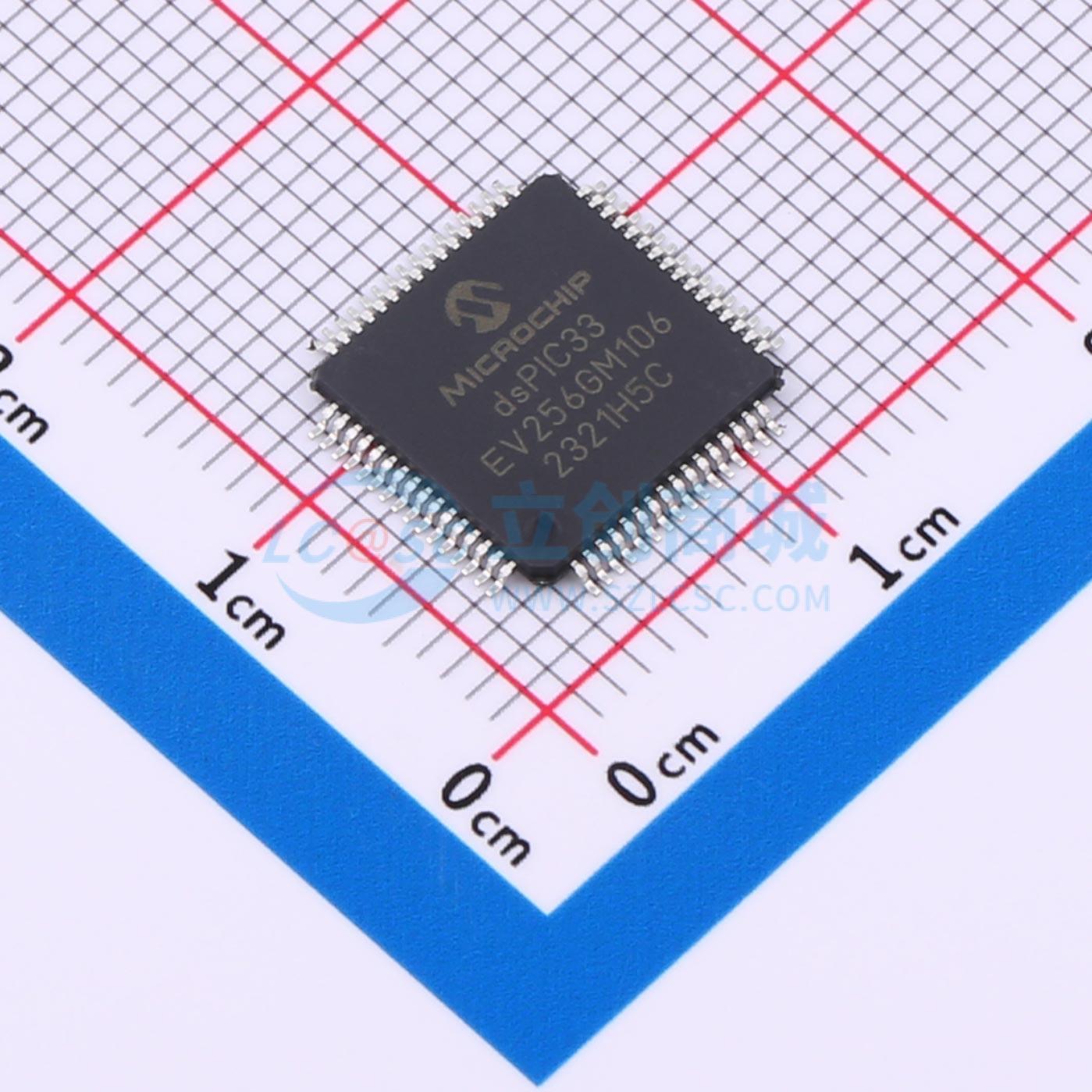 数字信号处理器(DSP/DSC) dsPIC33EV256GM106-E/PT TQFP-64(10x10