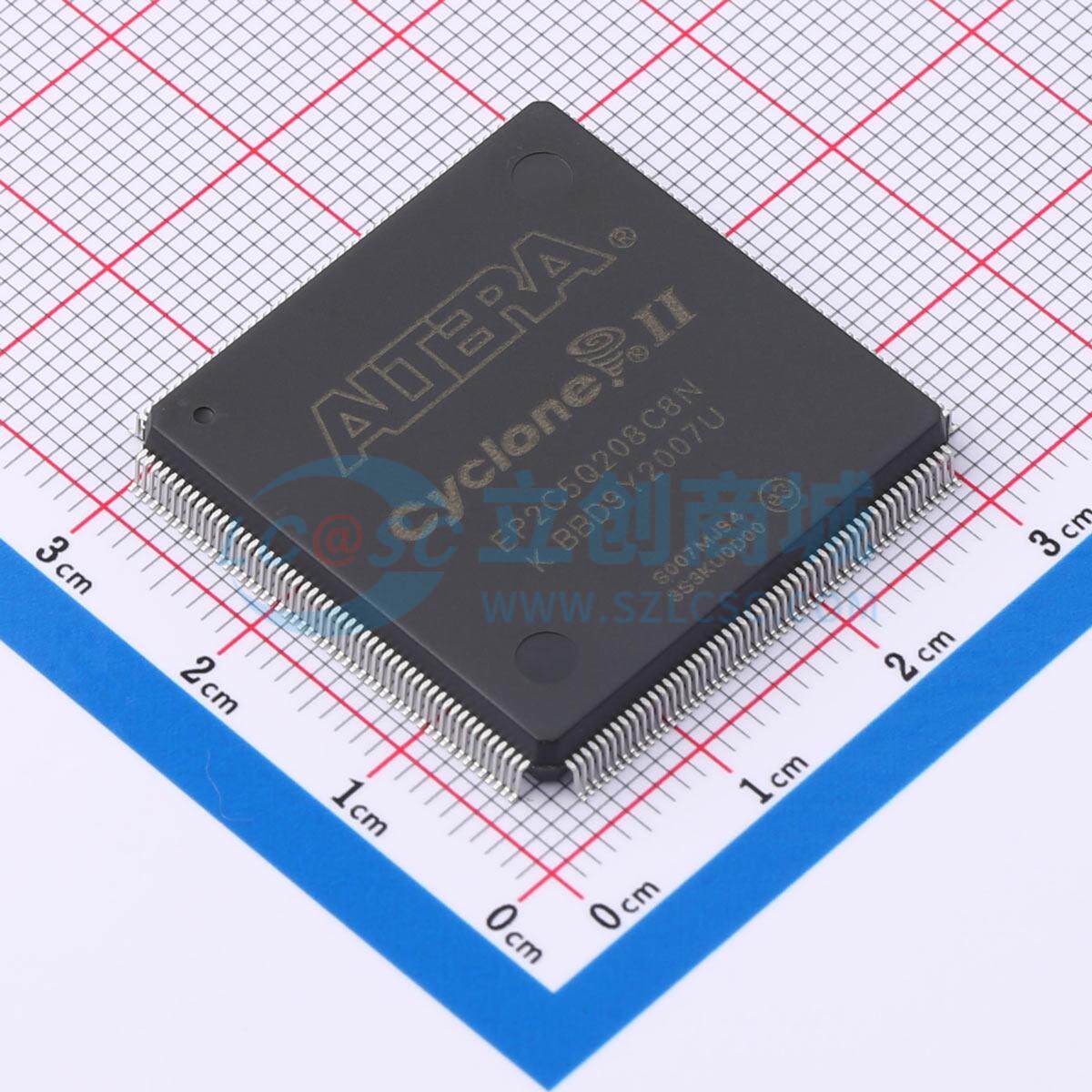 可编程逻辑器件(CPLD/FPGA) EP2C5Q208C8N LQFP-208(28x28) 原装